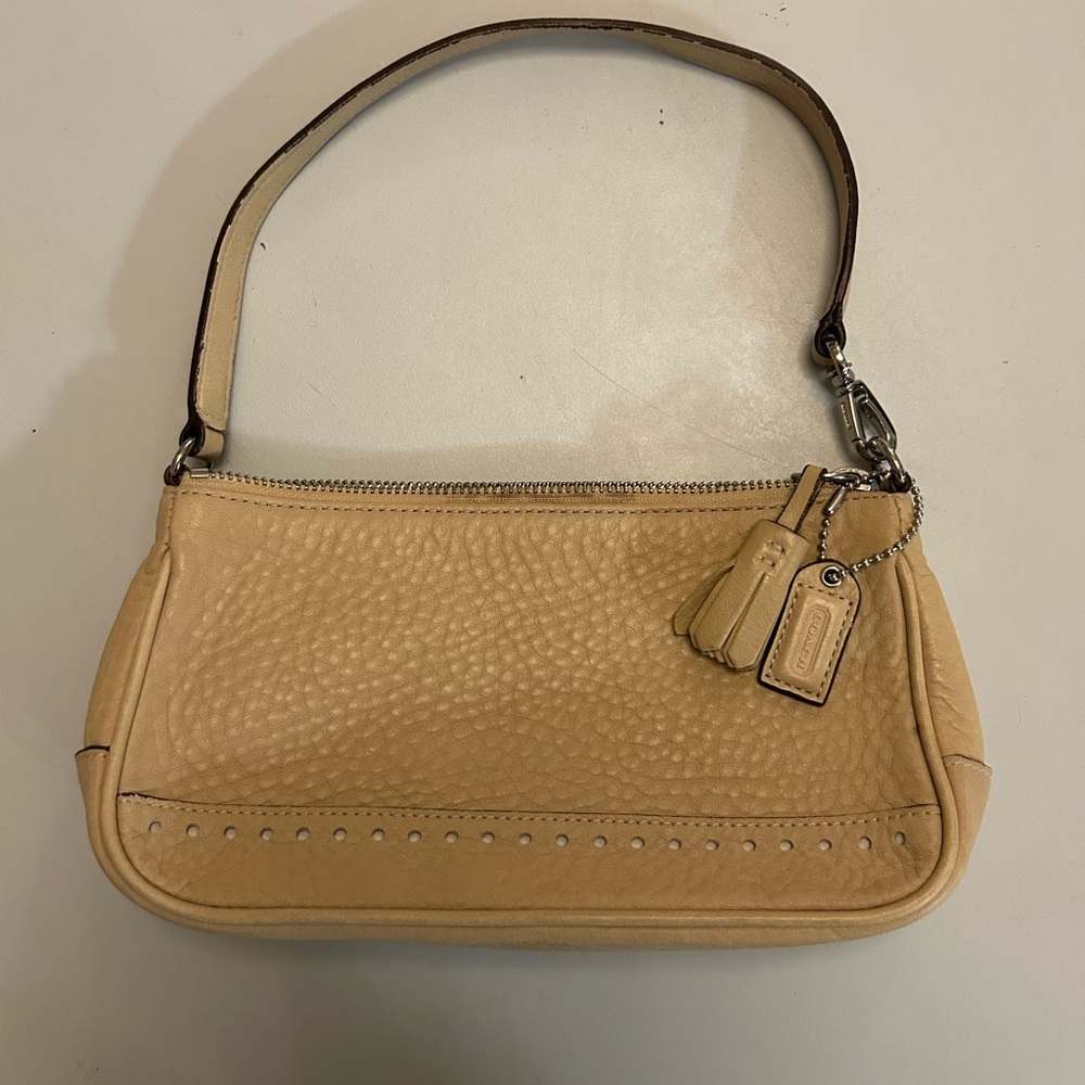 Taupe leather Coach Nolita 19